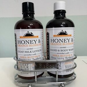 Beekman  1802 hand & body wash and goat milk lotion , Honey & orange blossom